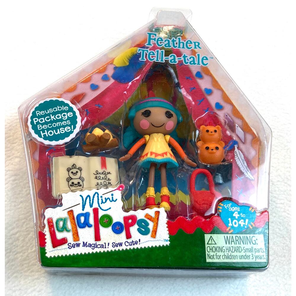 Lalaloopsy Mini Feather Tell-a-Tale Teepee Campfire NWT